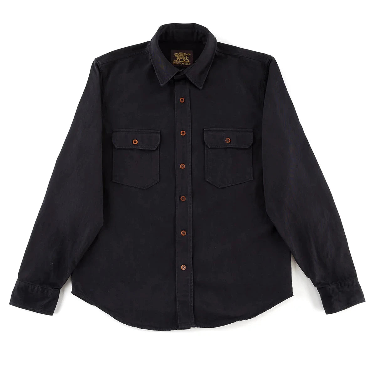 Indigofera - Alamo Shirt Marshall Black Twill