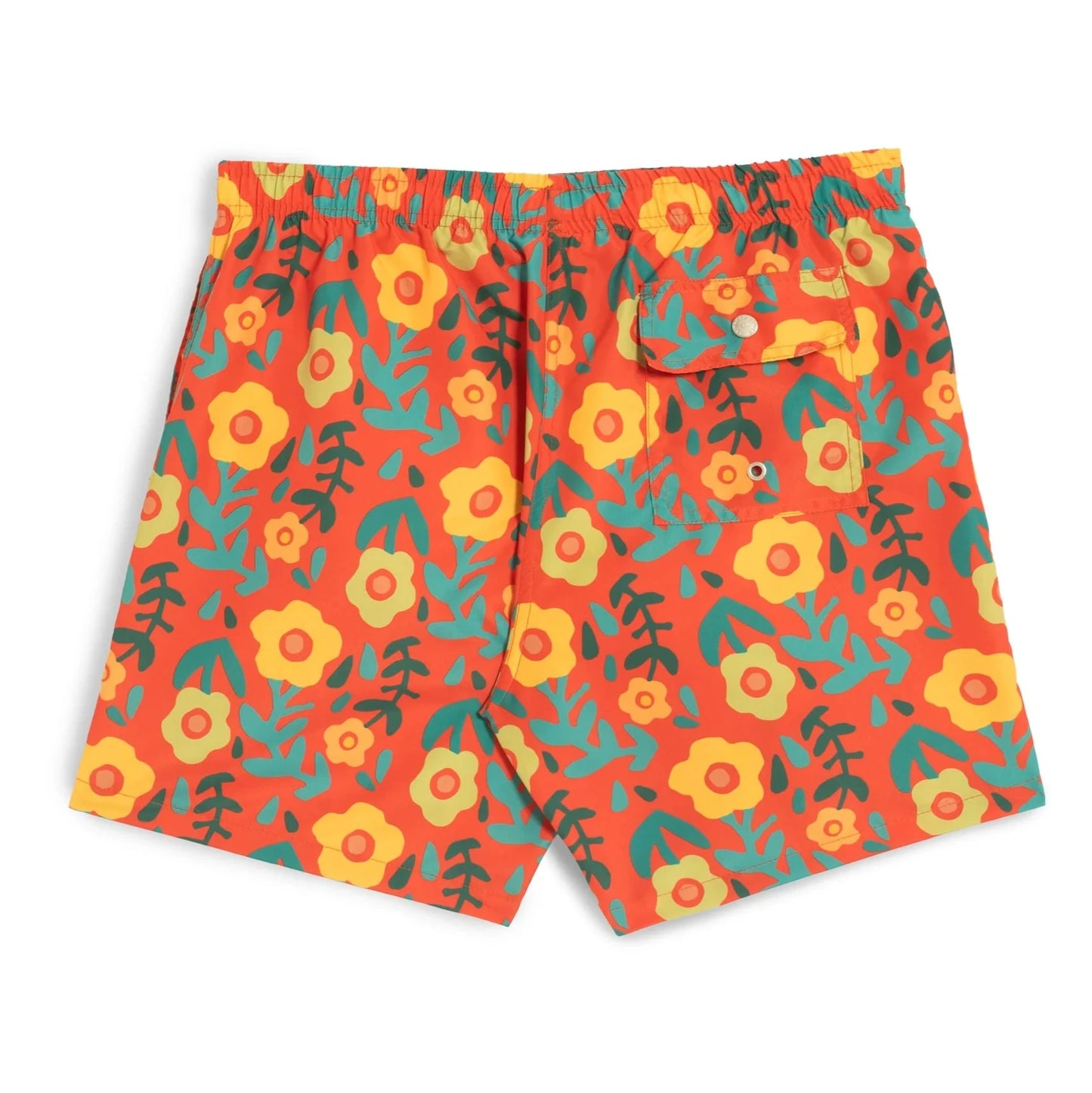 Bather - Vermilion Meadow Swim Trunk