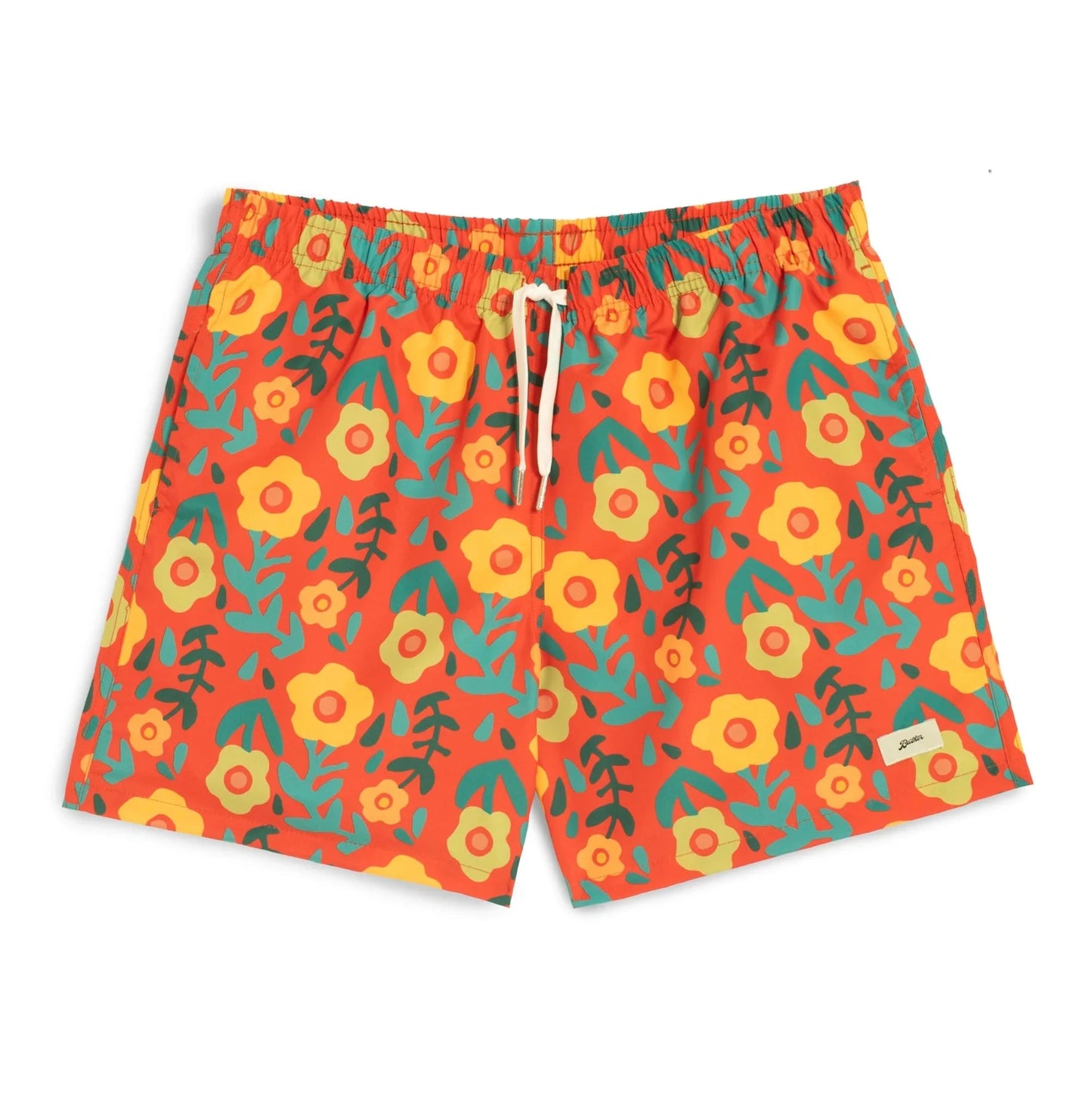 Bather - Vermilion Meadow Swim Trunk