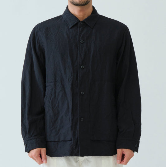 Sage De Cret - High Density Wool Oxford Shirt Jacket