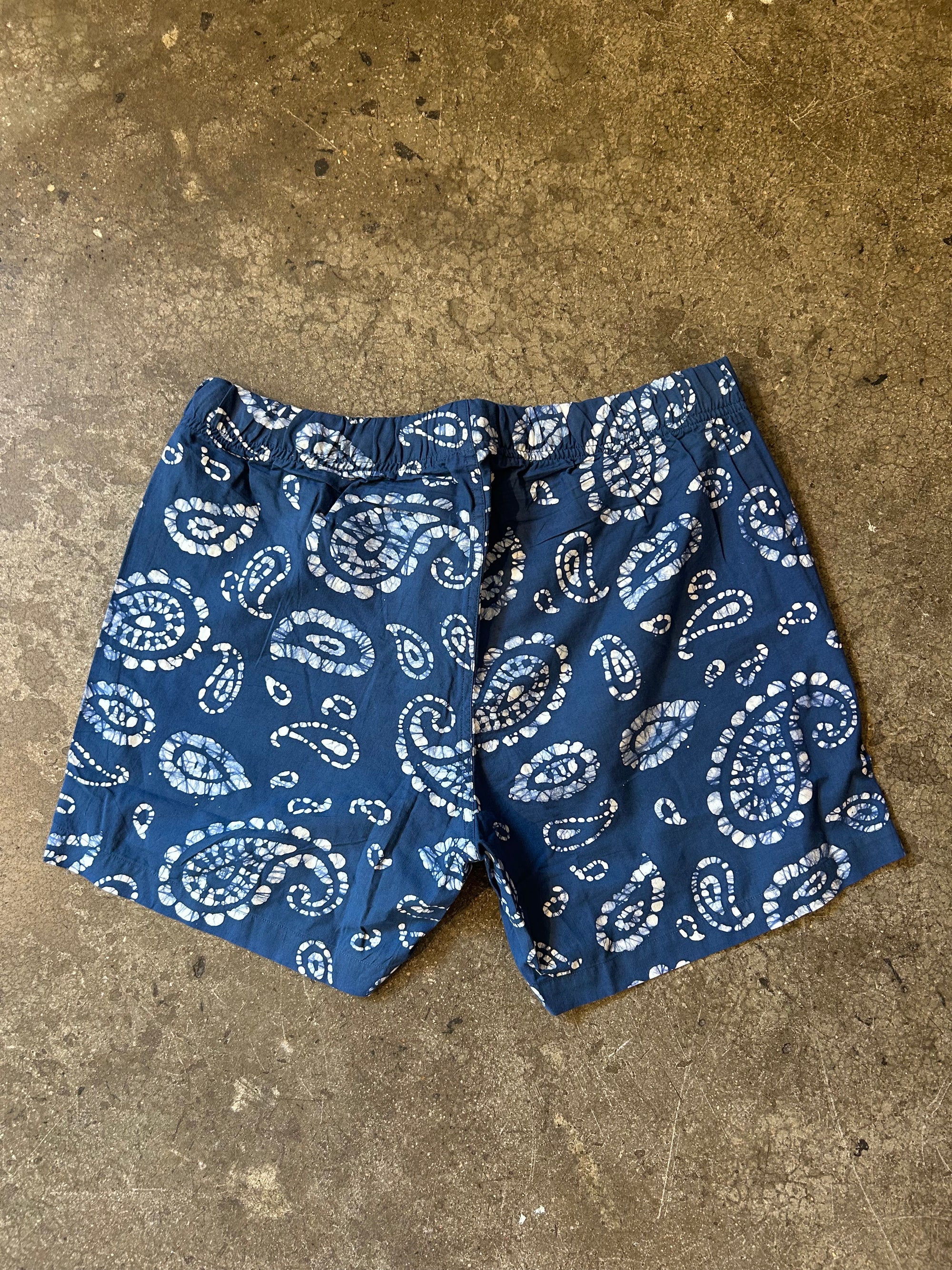 Original Madras Trading Company Boxer Short - Indigo Batik