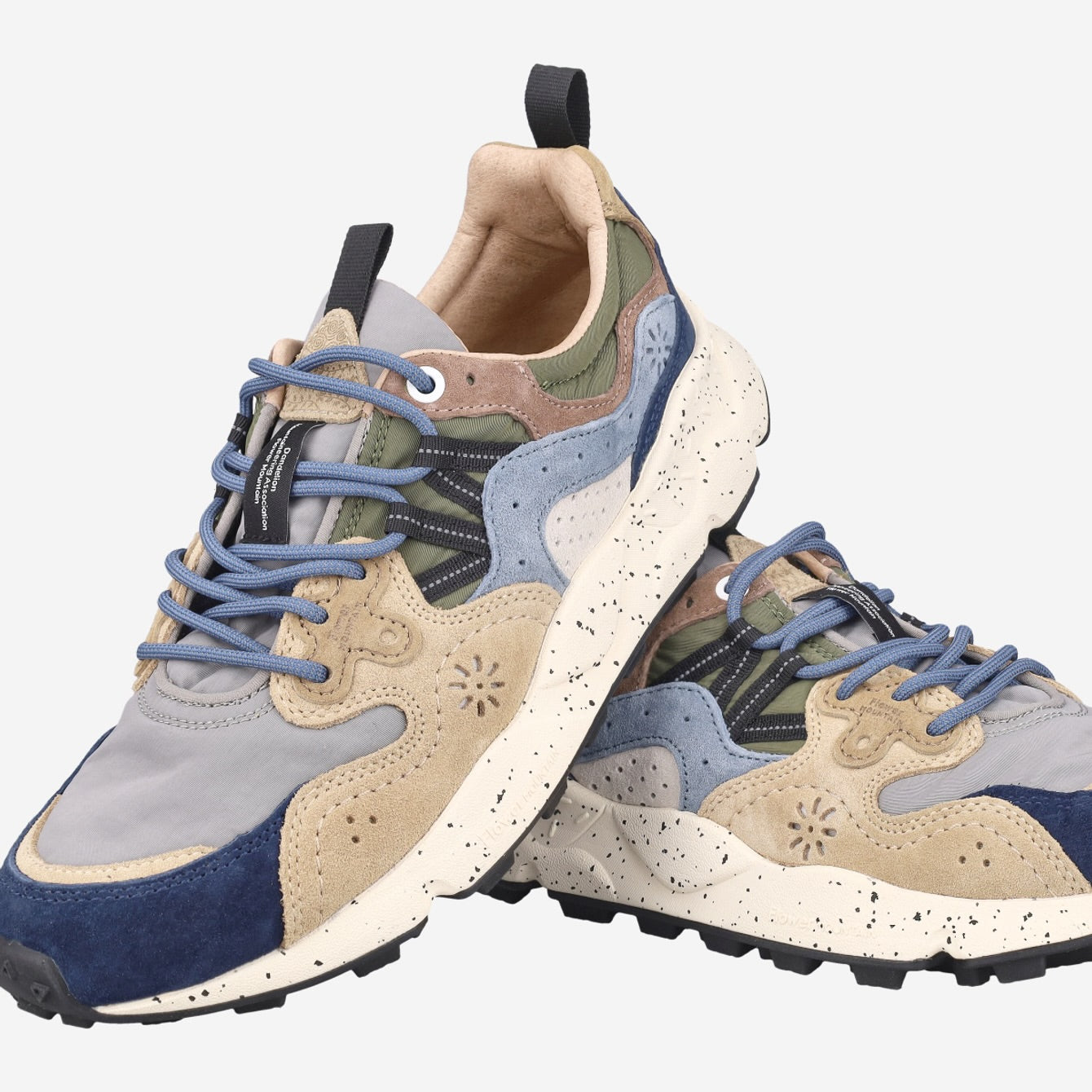 Flower Mountain Yamano 3 - Navy Light Brown Grey