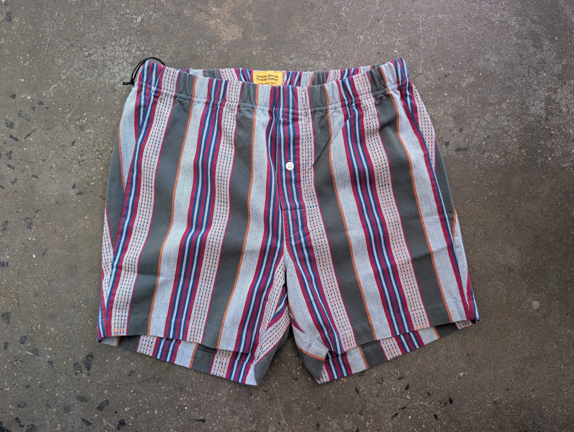 Original Madras Trading Company Boxer Shorts -Jacquard Stripe