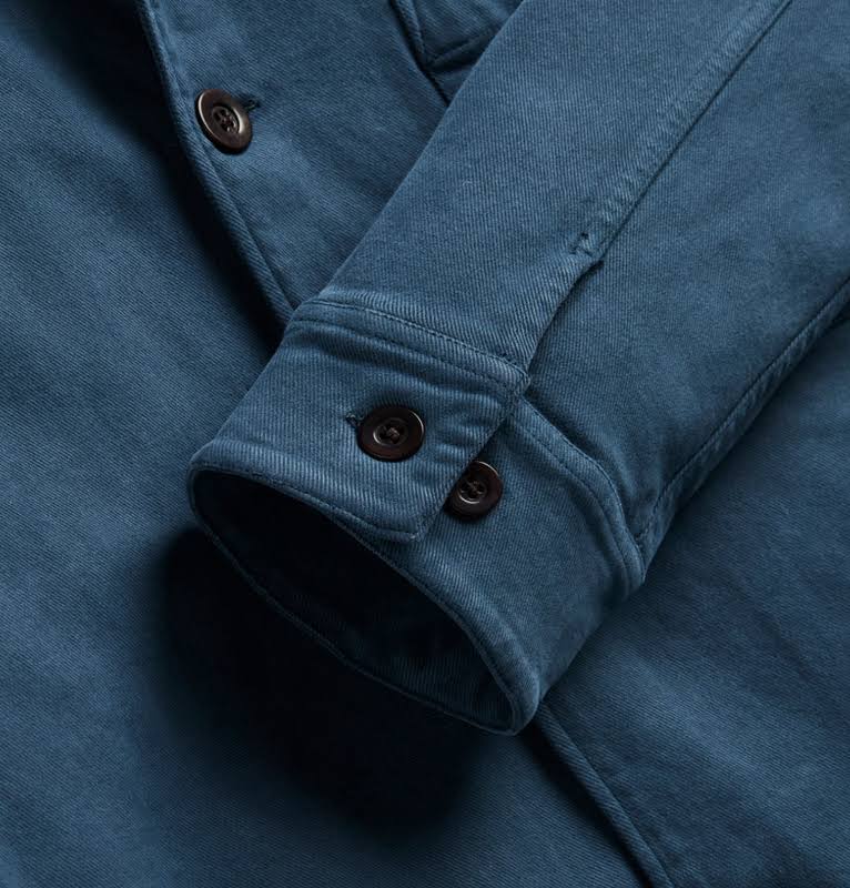 Portuguese Flannel's slim-fit 'Labura' jacket is sure to become one of those items you'll reach for often. It's made from pure linen, so will fair well in warmer weather. The easy, straight fit offers plenty of room for layering.
