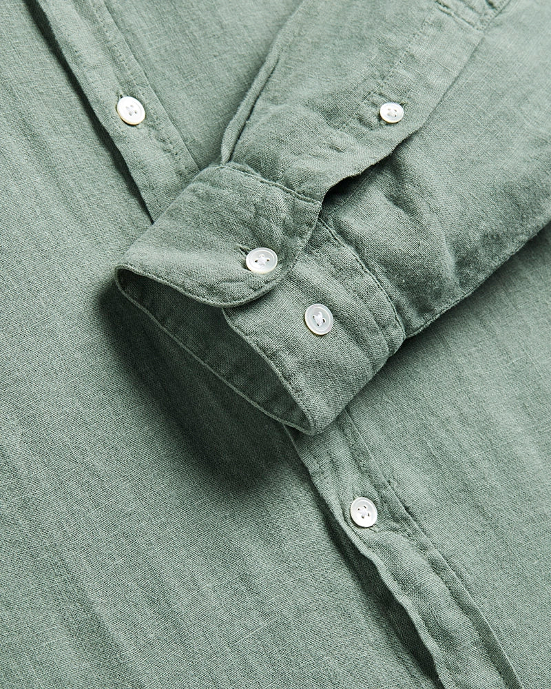 Portuguese Flannel Long Sleeve Linen Shirt