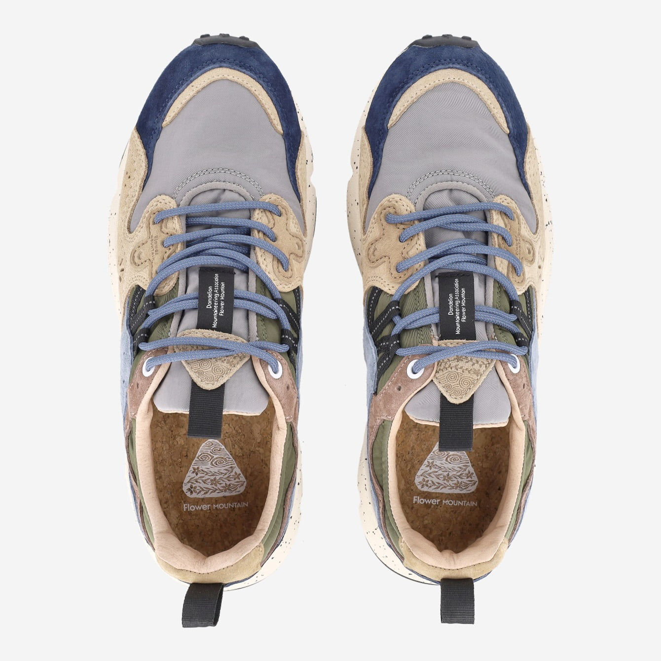 Flower Mountain Yamano 3 - Navy Light Brown Grey