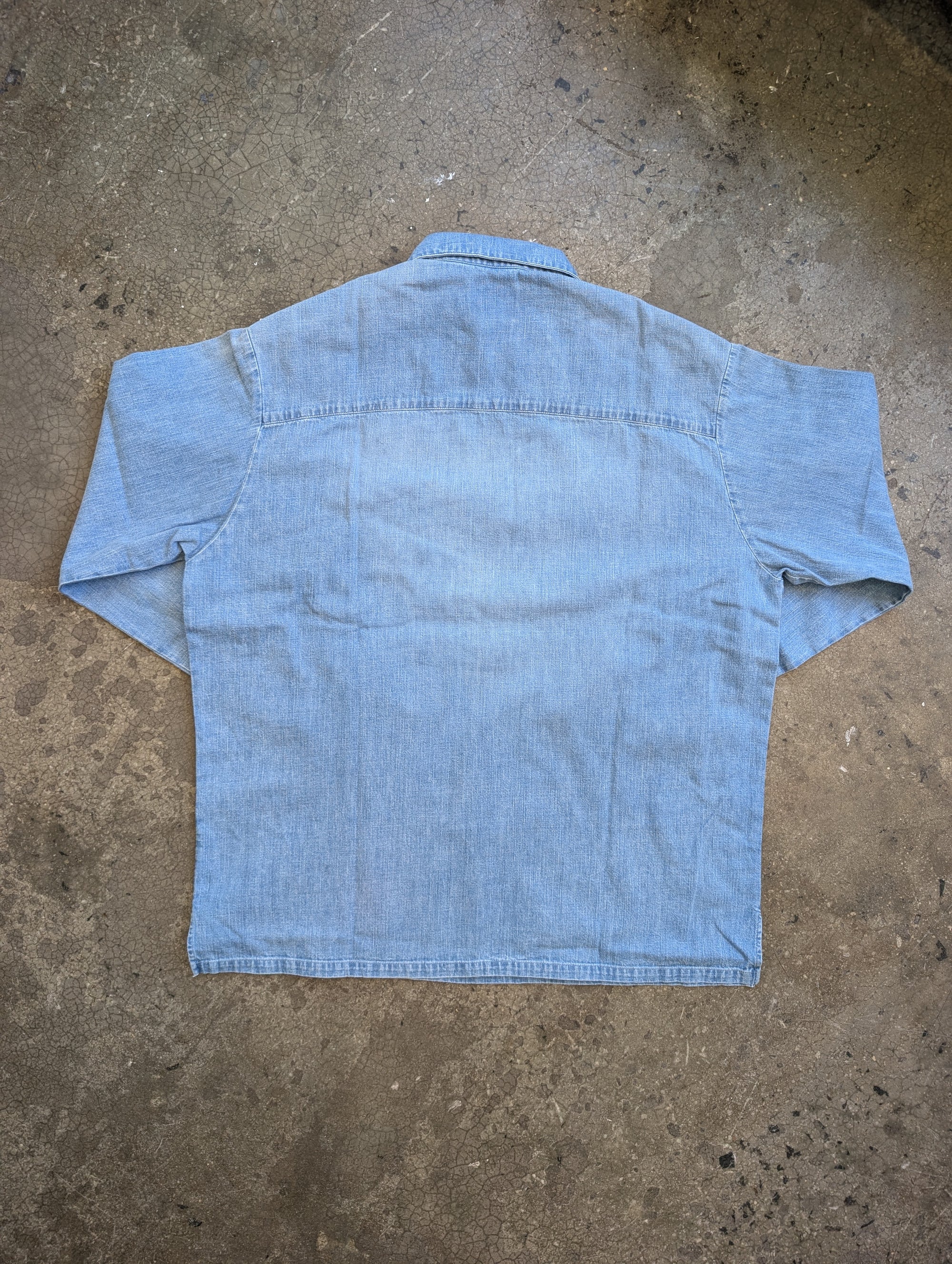 Wythe Denim Pullover Shirt -Washed Indigo