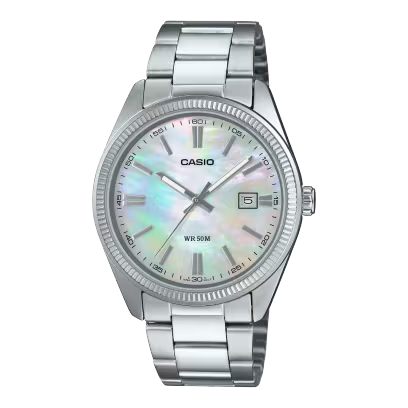 
Unisex model
Stainless Steel 
50-meter water resistance 
Date display at 3 o'clock
