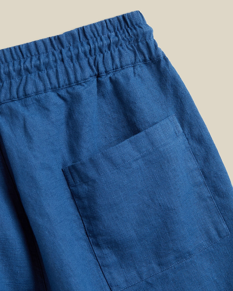 Portuguese Flannel Embroidery Nature Ramie Shorts