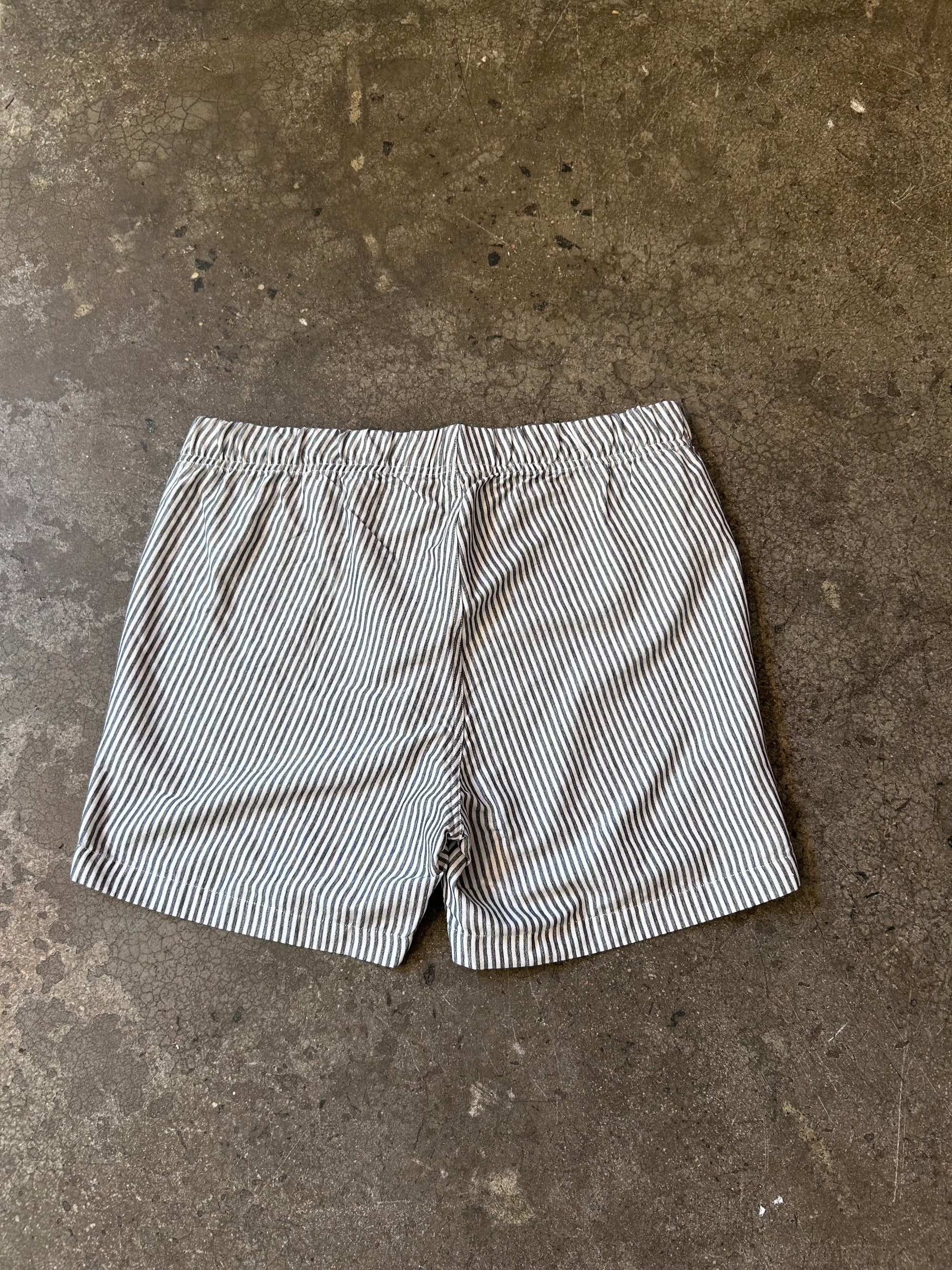 Original Madras Trading Company Boxer Short - White Black Oxford Weave