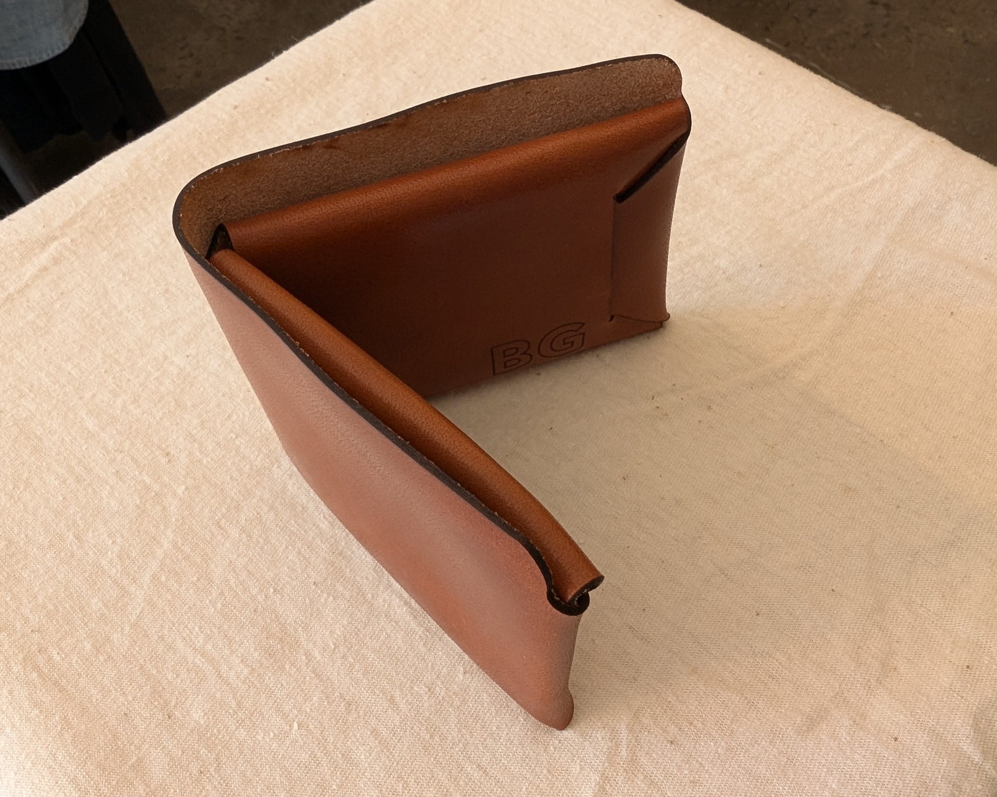 BG Tan Bifold Wallet
