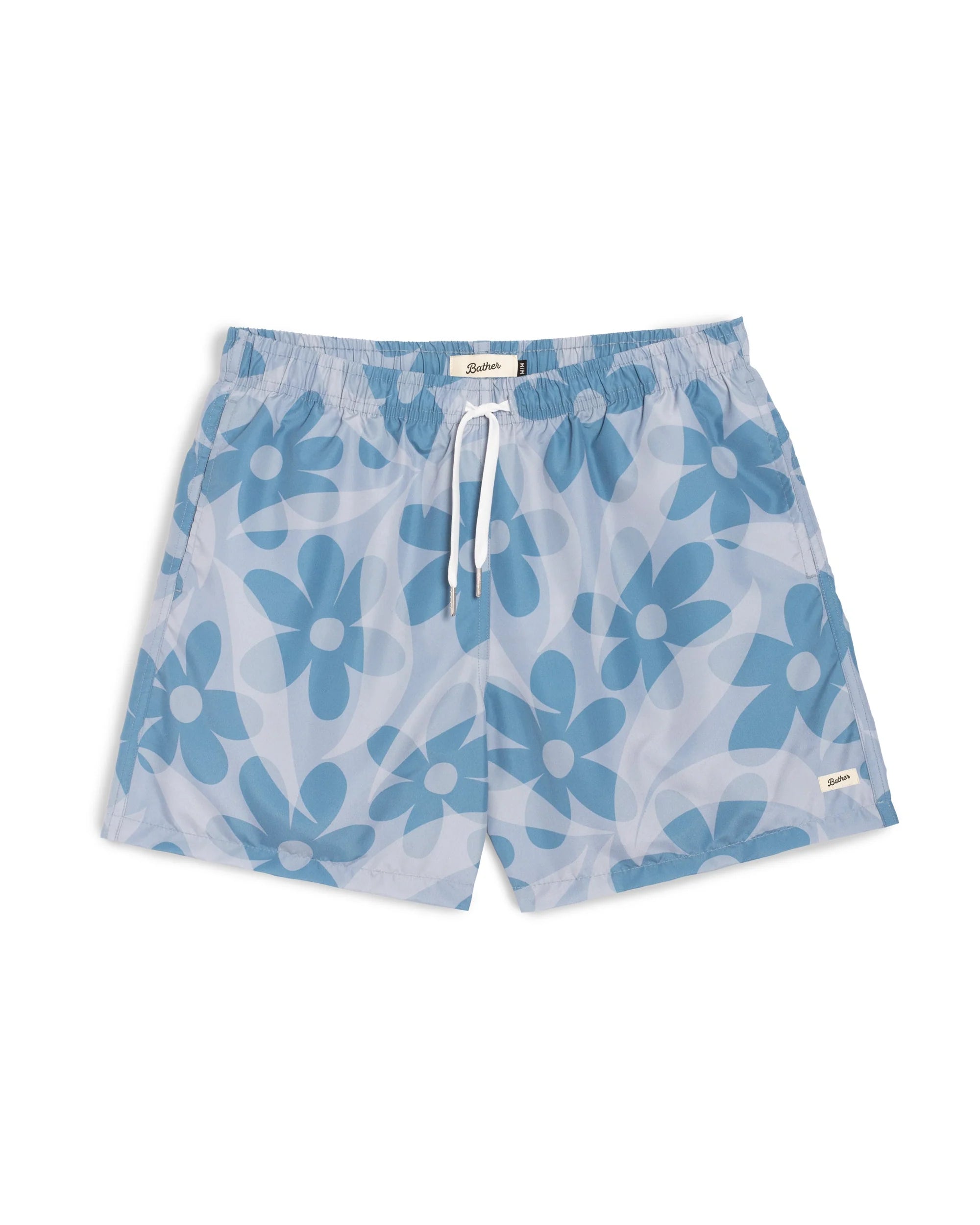 Bather Daisy Trip Swim Trunk - Grotto Blue