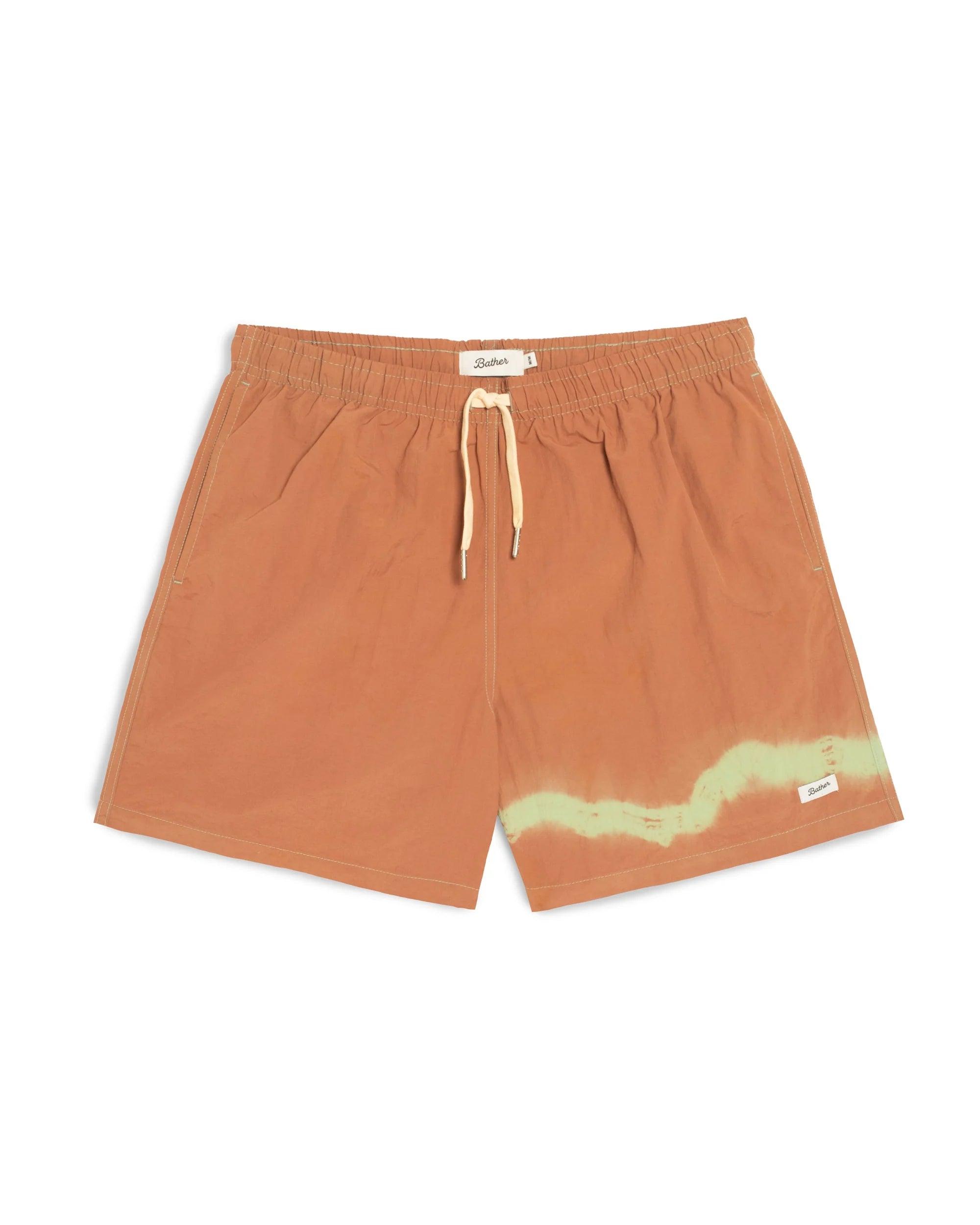Bather Over Dyed Swim Trunk - Madder Blue