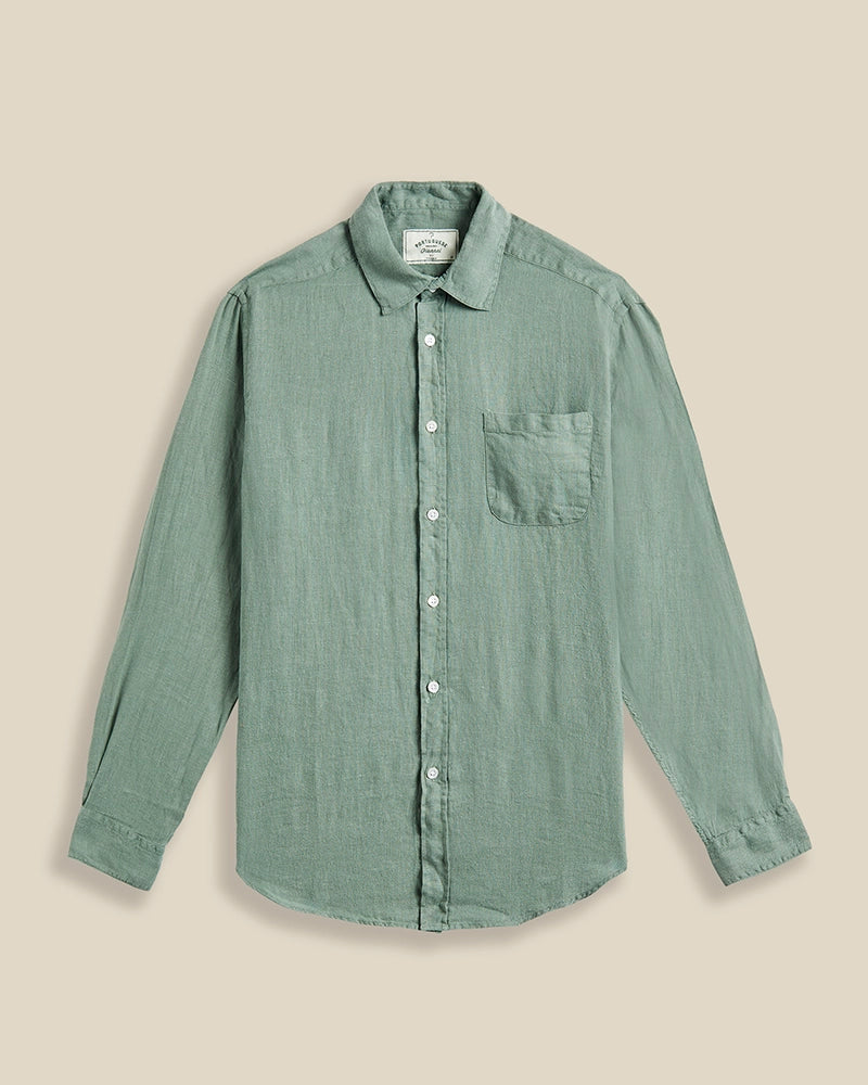 Portuguese Flannel Long Sleeve Linen Shirt
