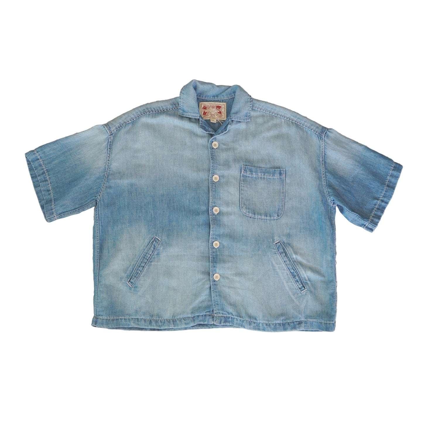 Monostereo - Chambray Cropped Shirt