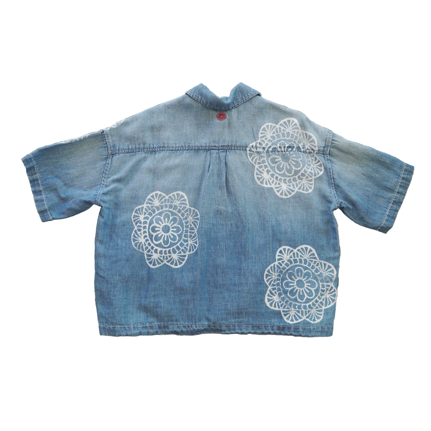 MonoStereo - Chambray Cropped Military Shirt