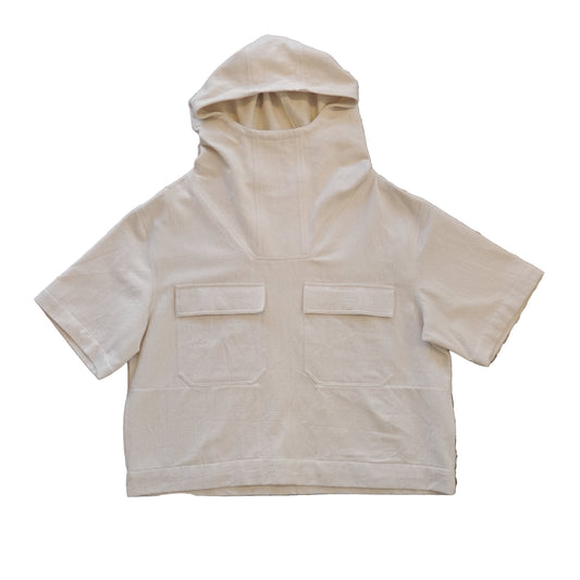INDI + ASH - Short Sleeve Hooded Smock