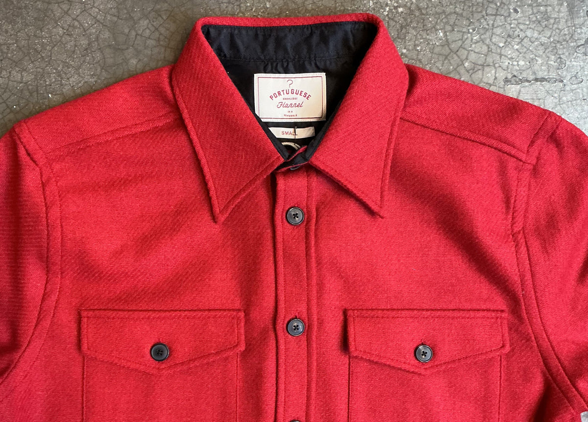 Portuguese Flannel - Red Wool