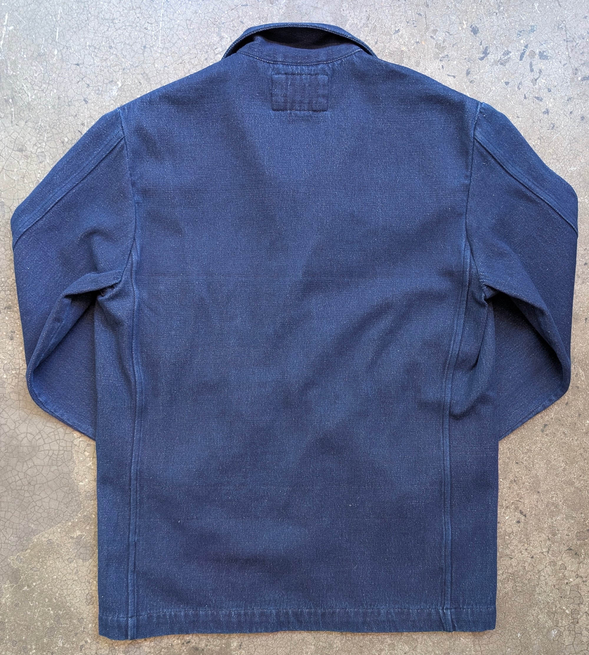 Original Madras Trading Company 3 Button Soft Jacket - 10 Oz Twill Indigo Denim