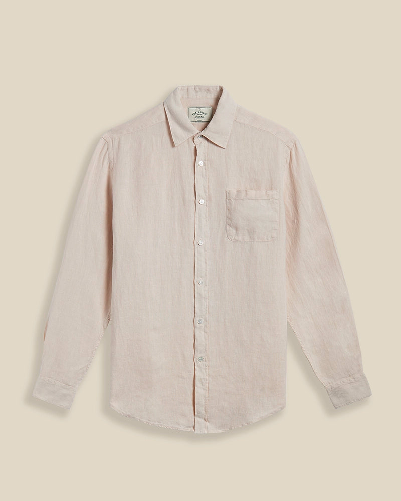 Portuguese Flannel Long Sleeve Linen Shirt