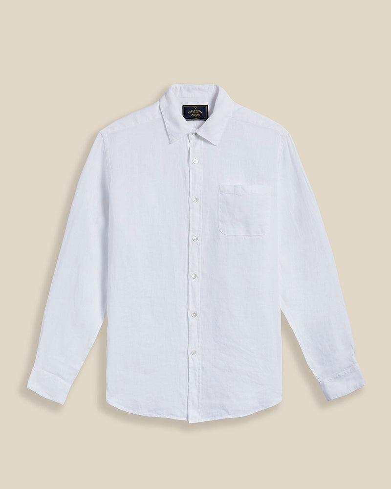 Portuguese Flannel Long Sleeve Linen Shirt