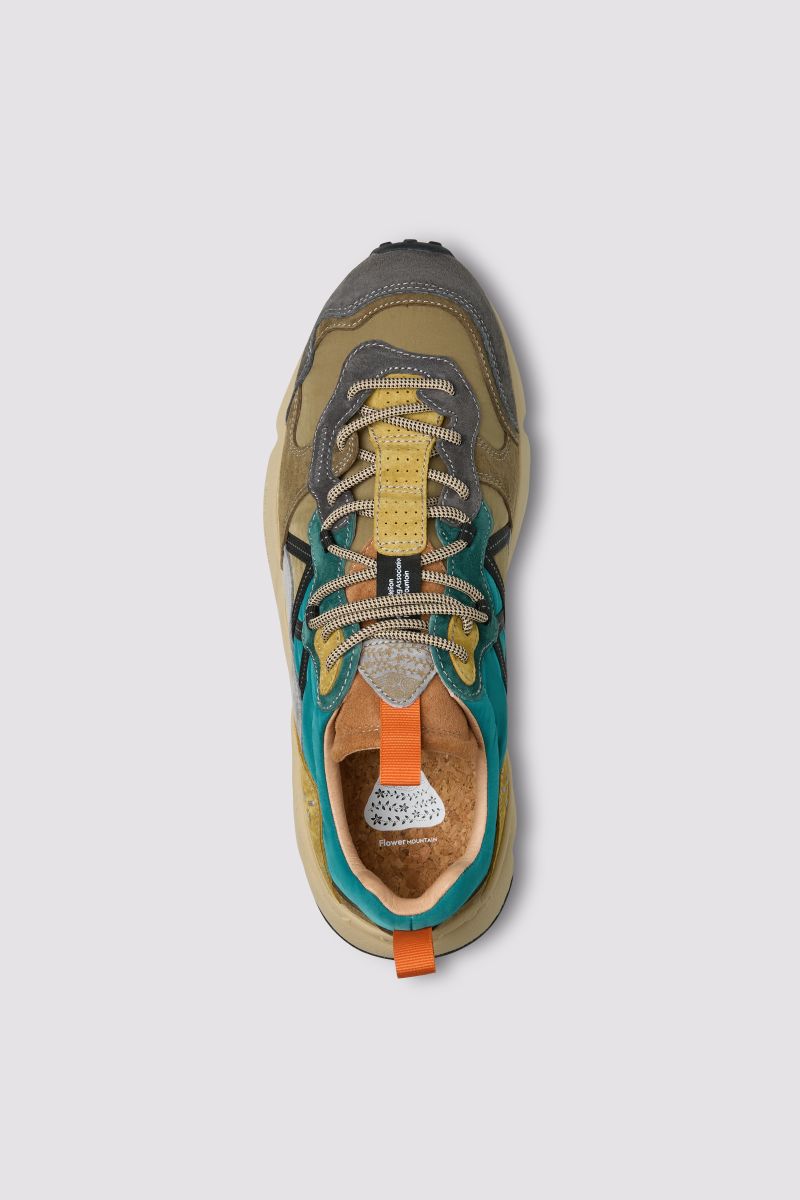 Flower Mountain Lenzan Man Suede/Nylon Sneakers - Anthracite