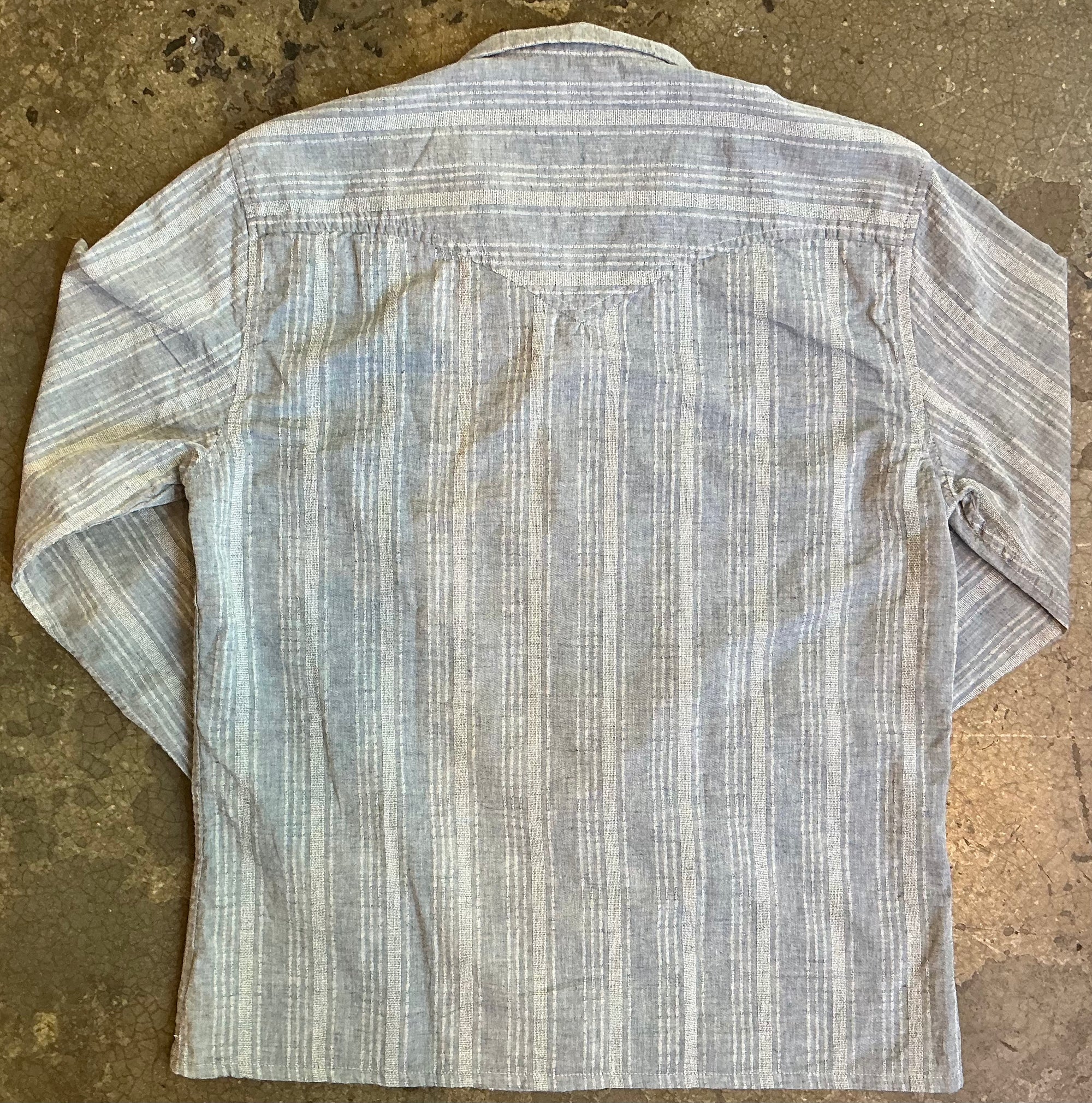 Richter Yarn Dyed Dobby Stripe - Shadow Blue