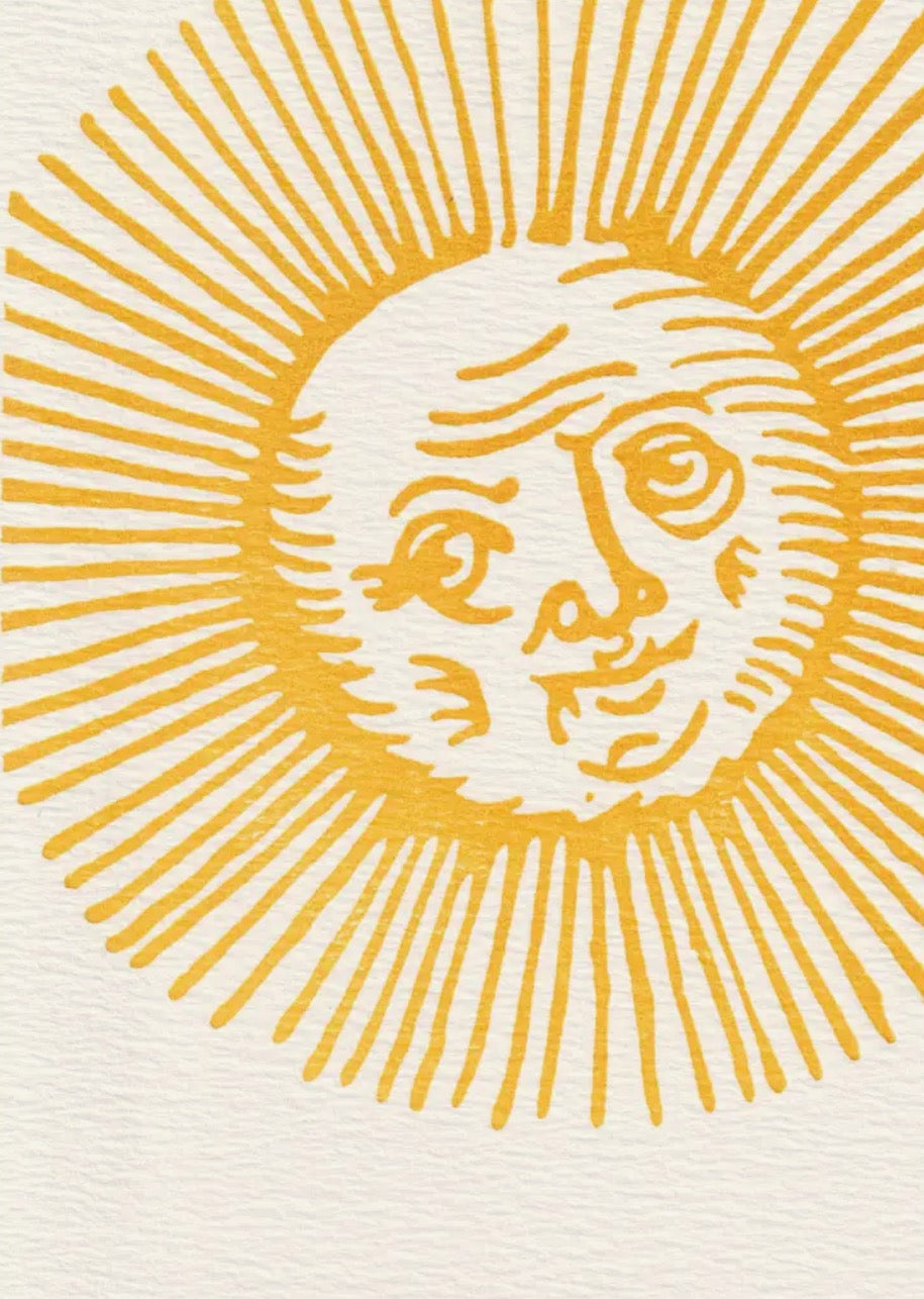 Saturn Press Old Sol Blank Note Cards