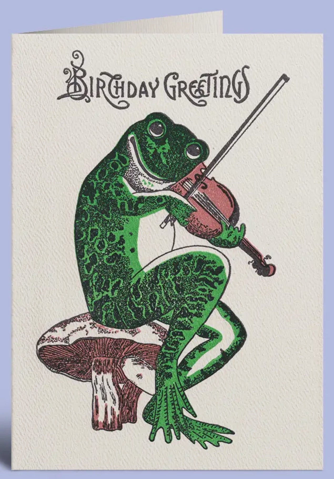 Saturn Press Fiddler Birthday Card