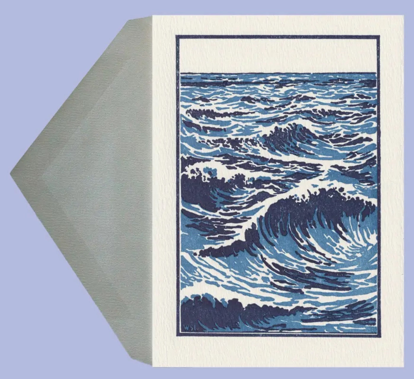 Saturn Press The Sea Blank Card