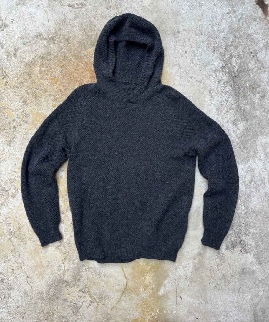 INDI + ASH SANTI HOODY charcoal alpaca