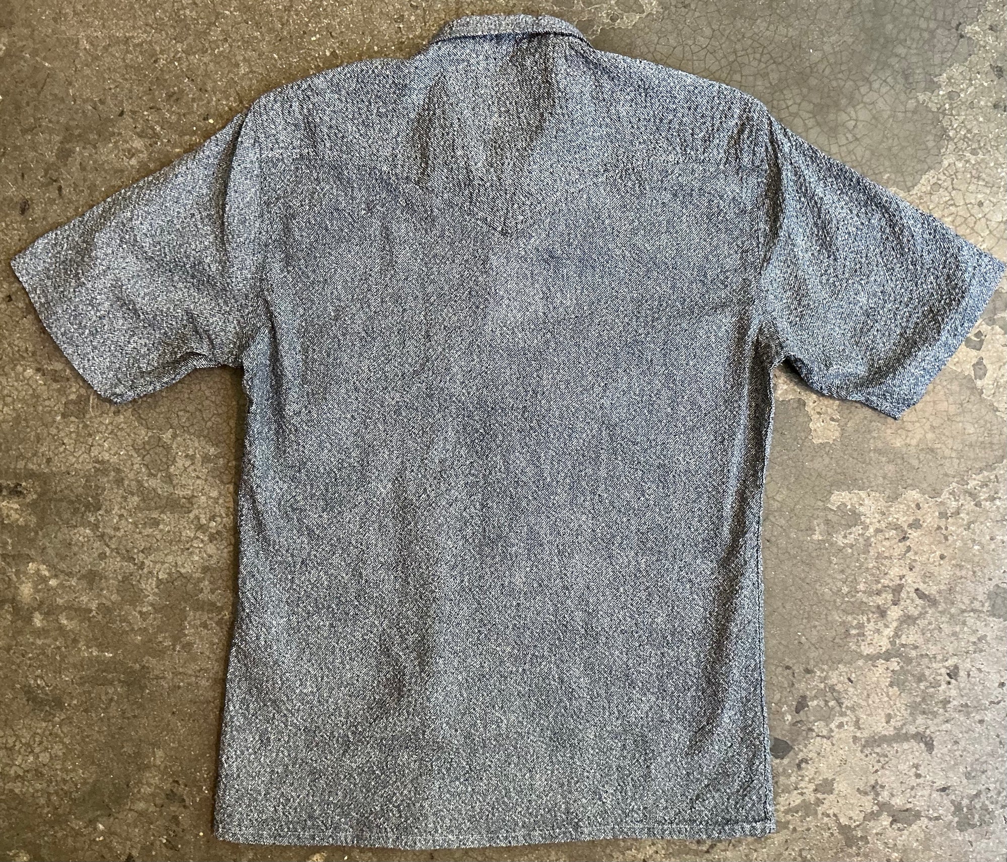 Richter Salado Seersucker Shirt - Pedernales Blue
