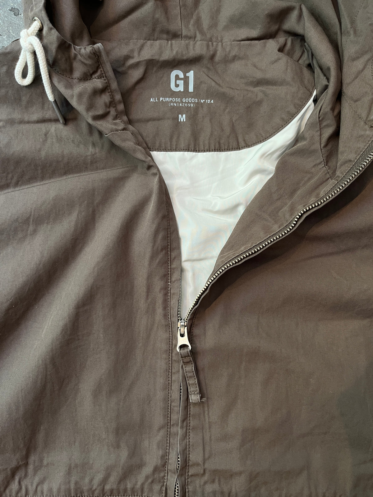 G1 Coastal Zip Jacket – Washed Brown