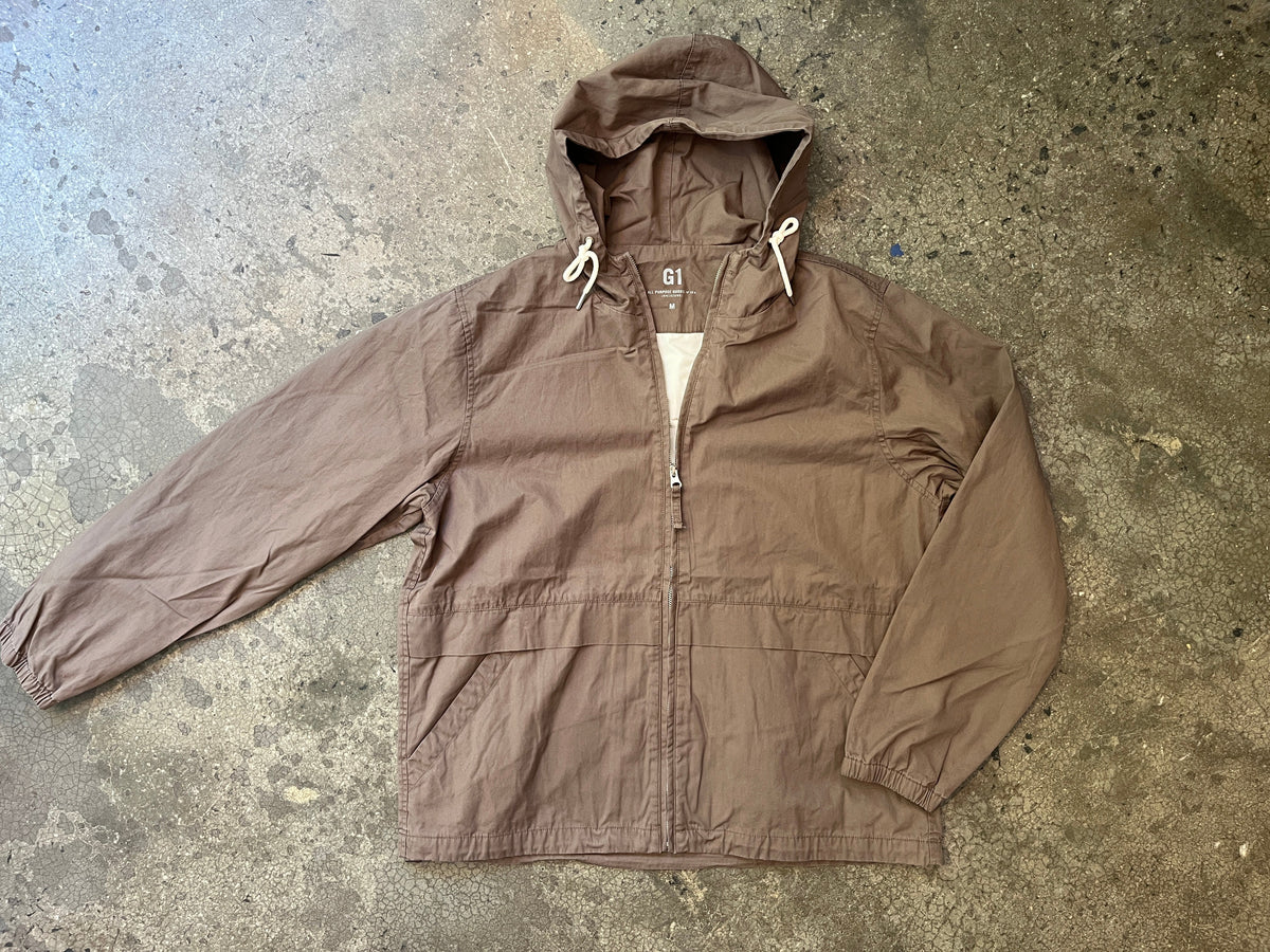 G1 Coastal Zip Jacket – Washed Brown
