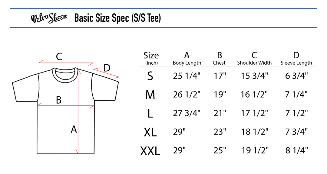 Velva Sheen Rolled Short Sleeve Tee