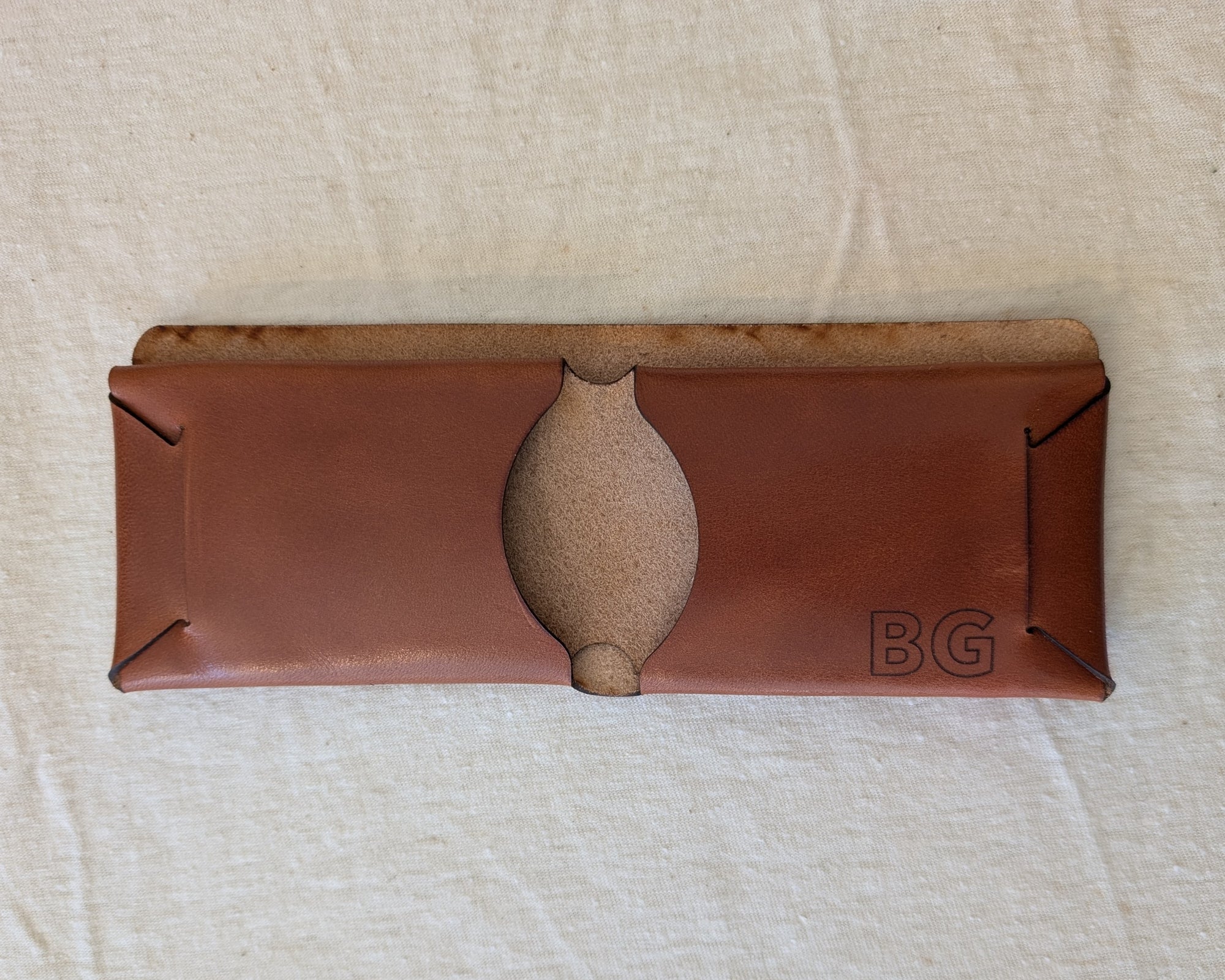 BG Tan Bifold Wallet