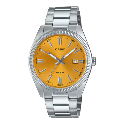 Unisex model

• Stainless Steel

• 50-meter water resistance • Date display at 3 o'clock