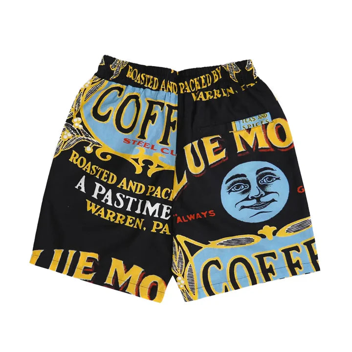 A pastime Vacation in Portugal printed short - black