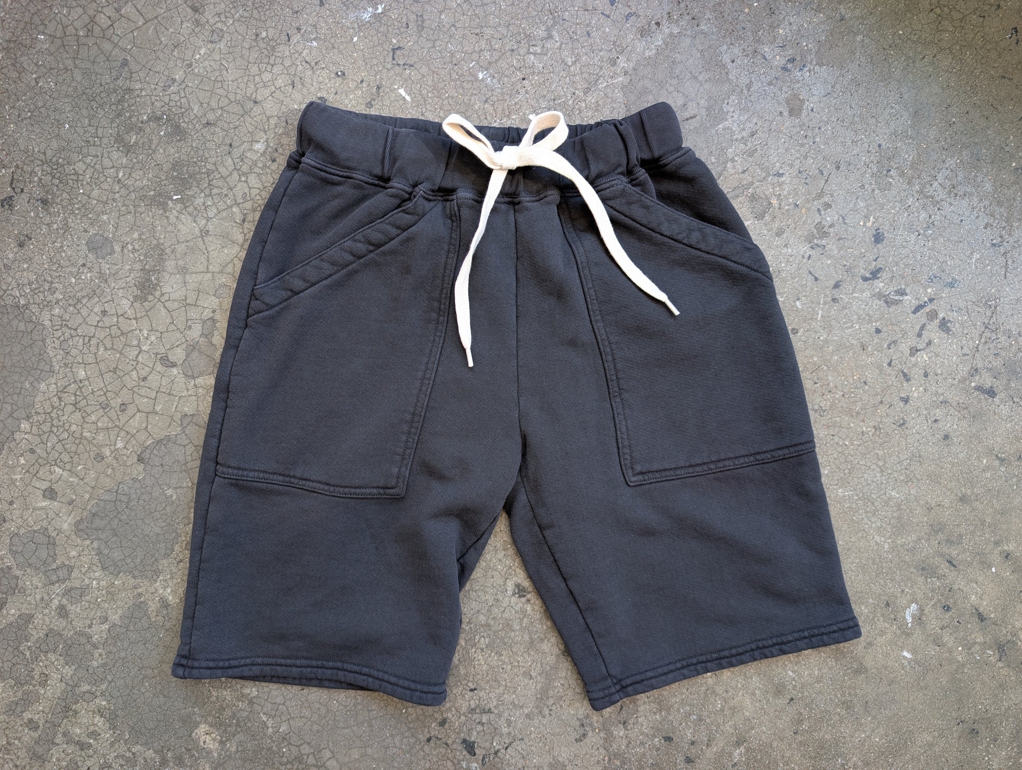 Velva Sheen Mid-weight Army Gym Shorts - Black