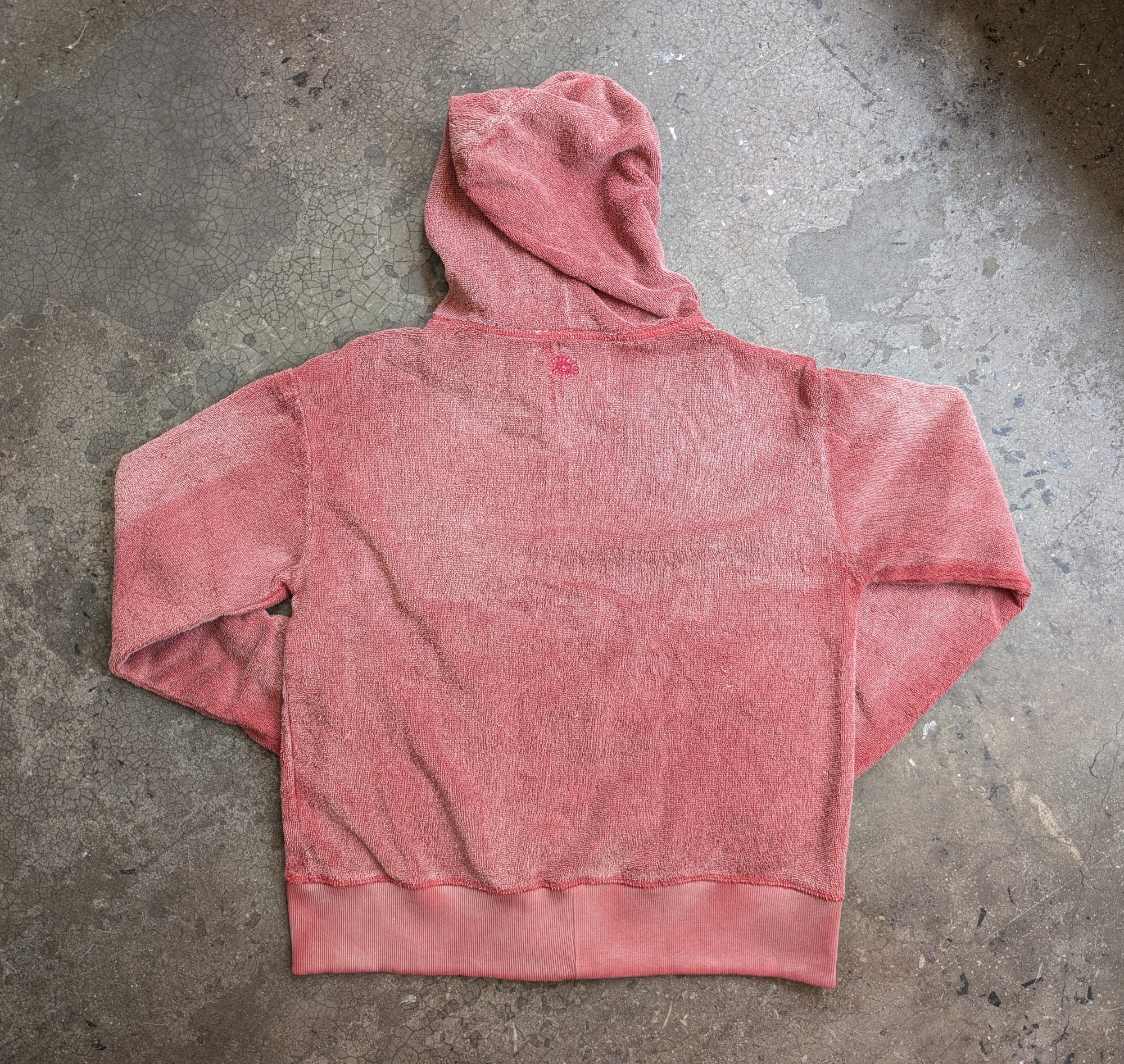 Monostereo Beach Towel Zip Hoodie -Tomato Garden