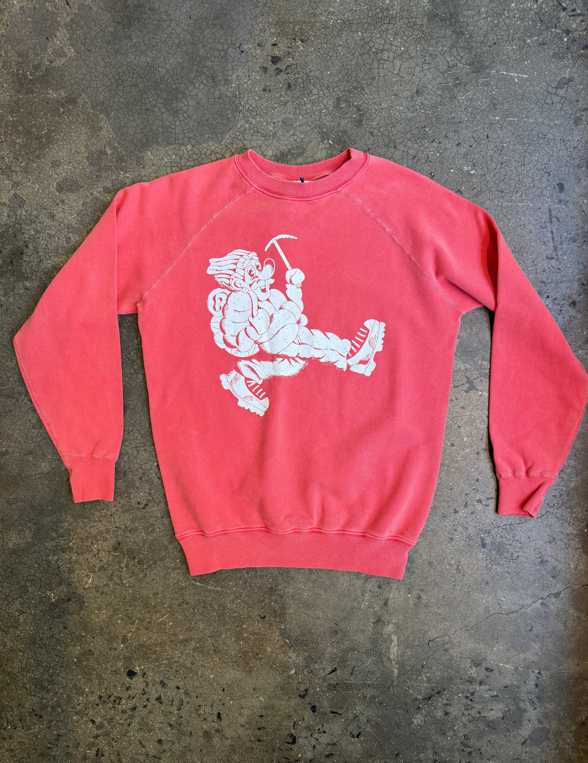 Big Rock Candy Mountaineering Wayne Raglan Sleeve Sweatshirt - Tomato
