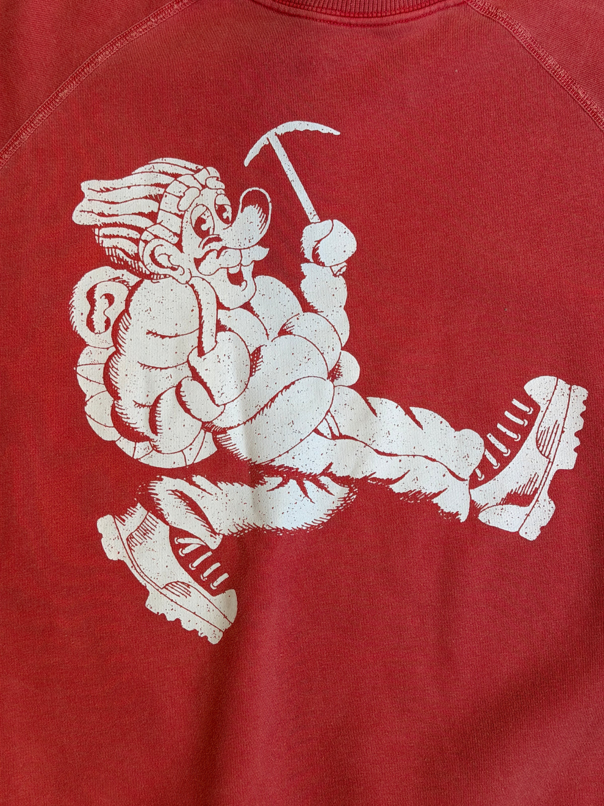 Big Rock Candy Mountaineering Wayne Raglan Sleeve Sweatshirt - Tomato
