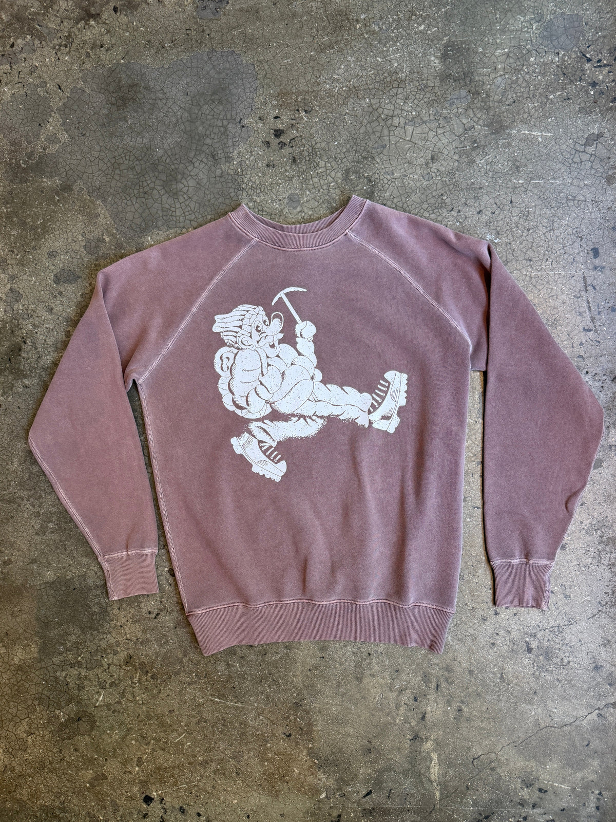 Big Rock Candy Mountaineering Wayne Raglan Sleeve Sweatshirt - Rootbeer