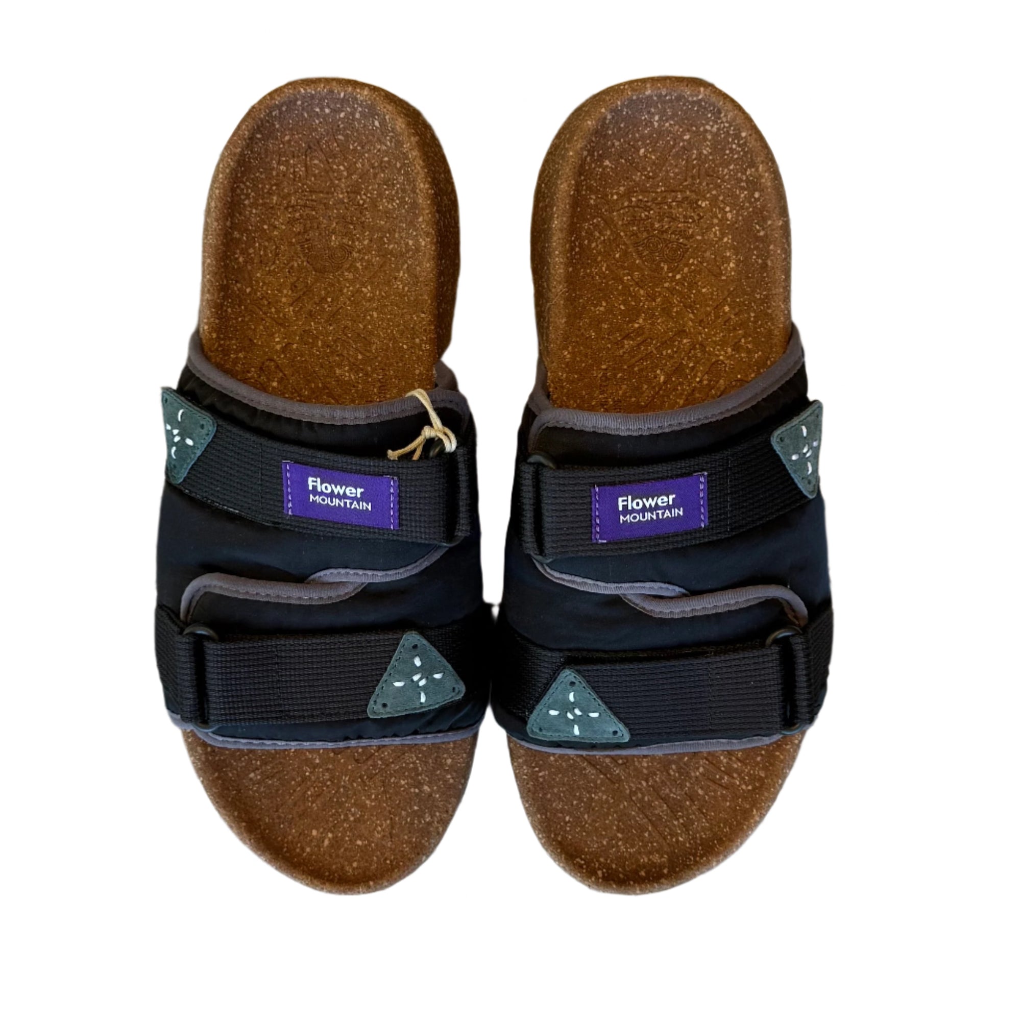 Flower Mountain - Niwa Slipper Uni Black-Grey