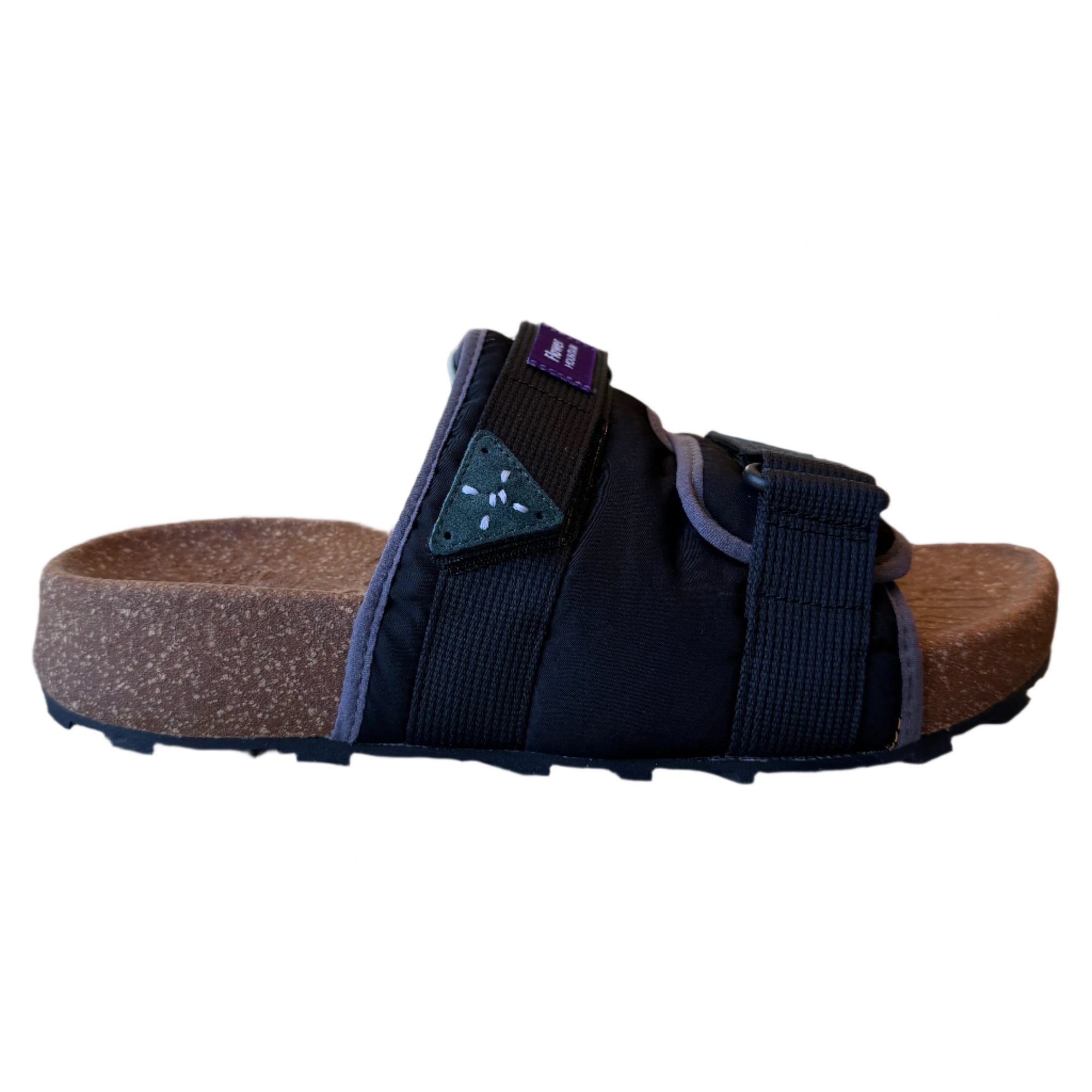 Flower Mountain - Niwa Slipper Uni Black-Grey