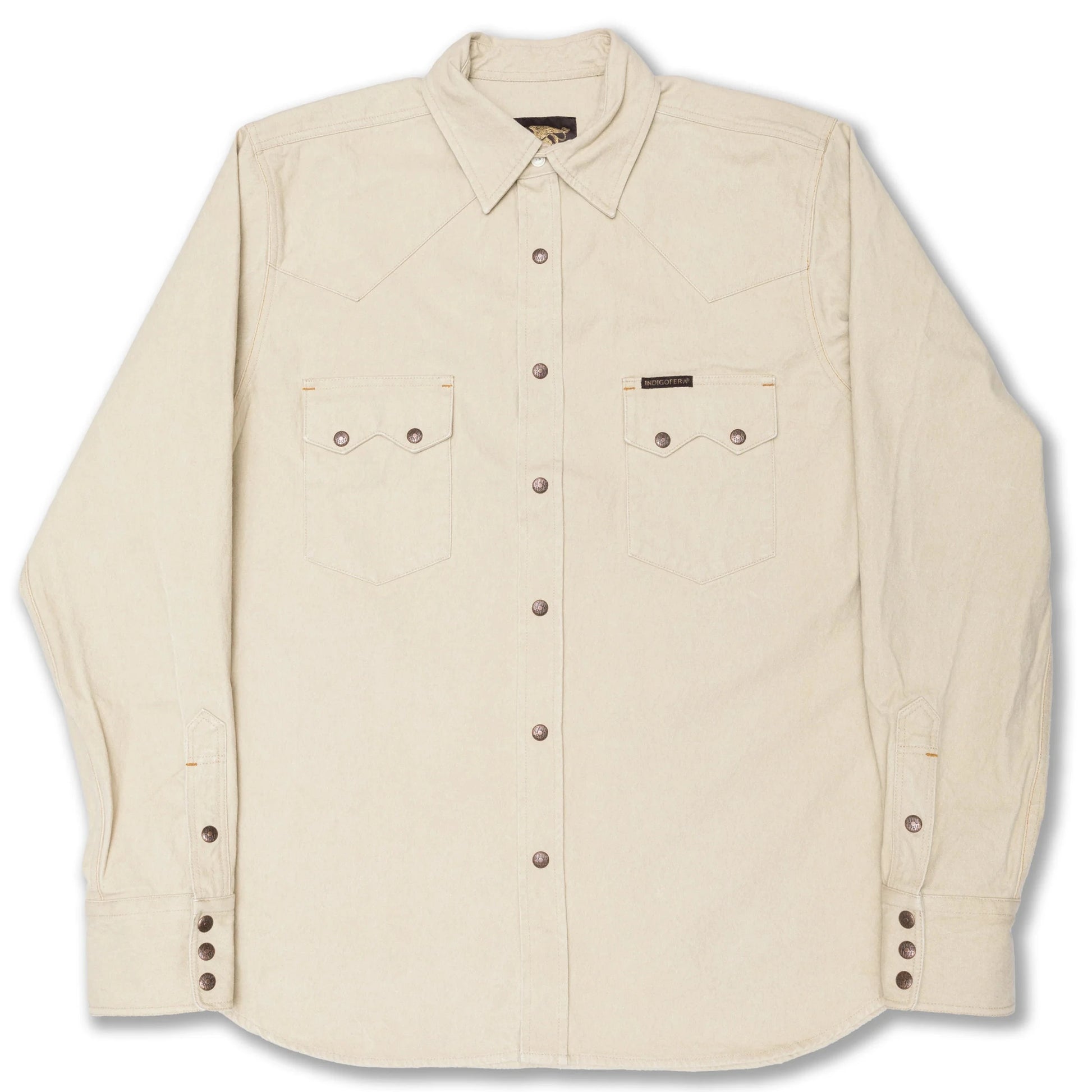 Indigofera - Ryman Roxboro Canvas Shirt Ecru