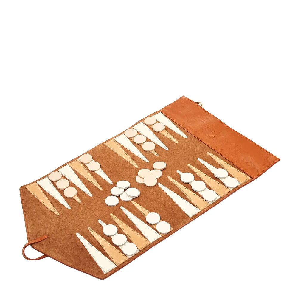 Il Bisonte - Home Travel backgammon set in leather