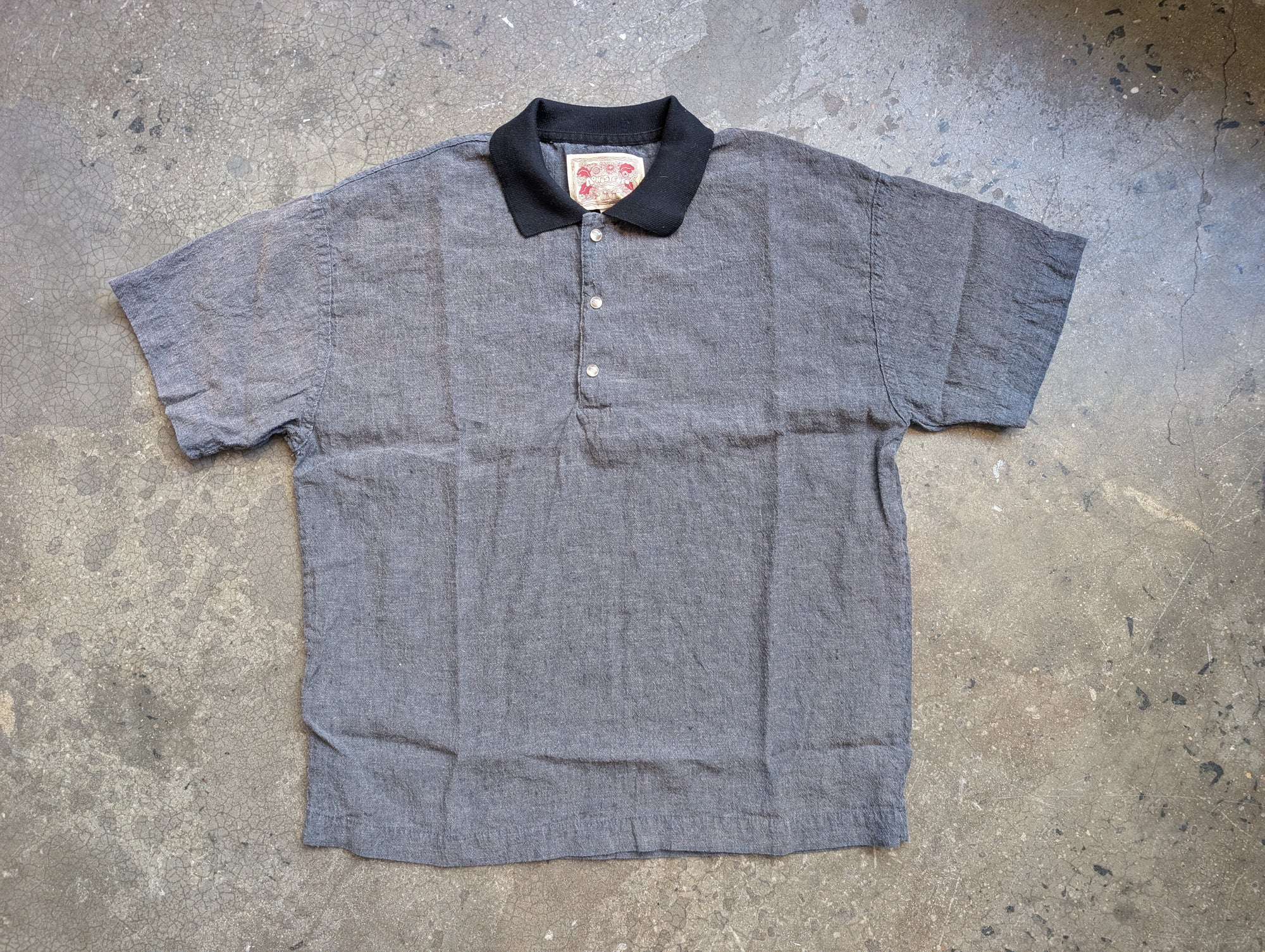 Monostereo Praise Polo - Washed Black