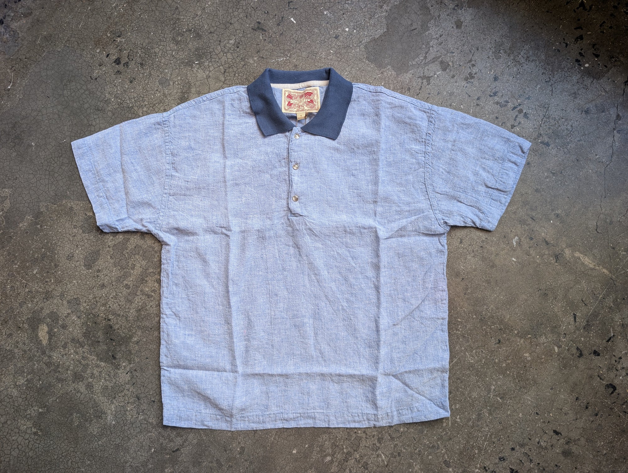 Monostereo Praise Polo - High Tide Blue
