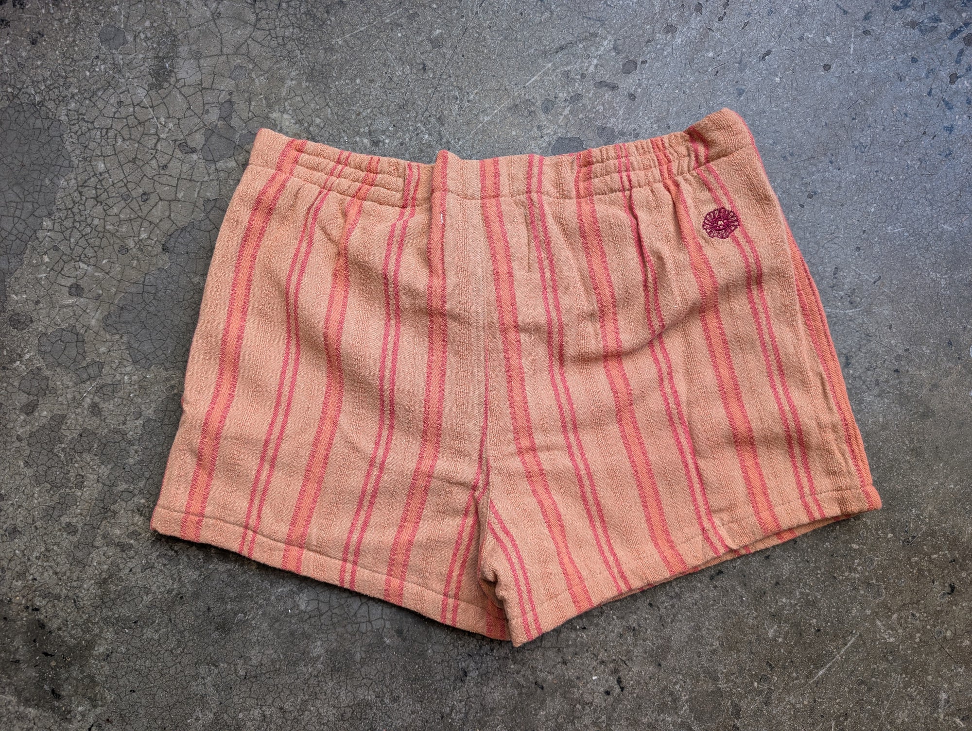 Monostereo A Life of Leisure Shorts - Tomato Garden Stripe